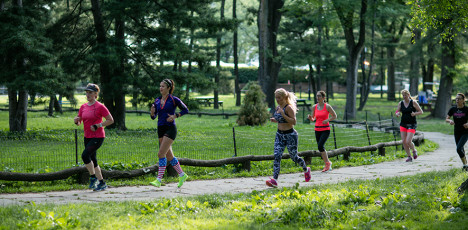 NYC Tjejmil jogg Central Park